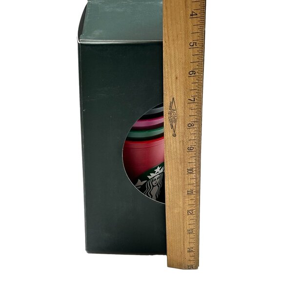 Starbucks Color Change Cups With Lids 16 oz Box of 6 Party New in Box - Picture 5 of 6